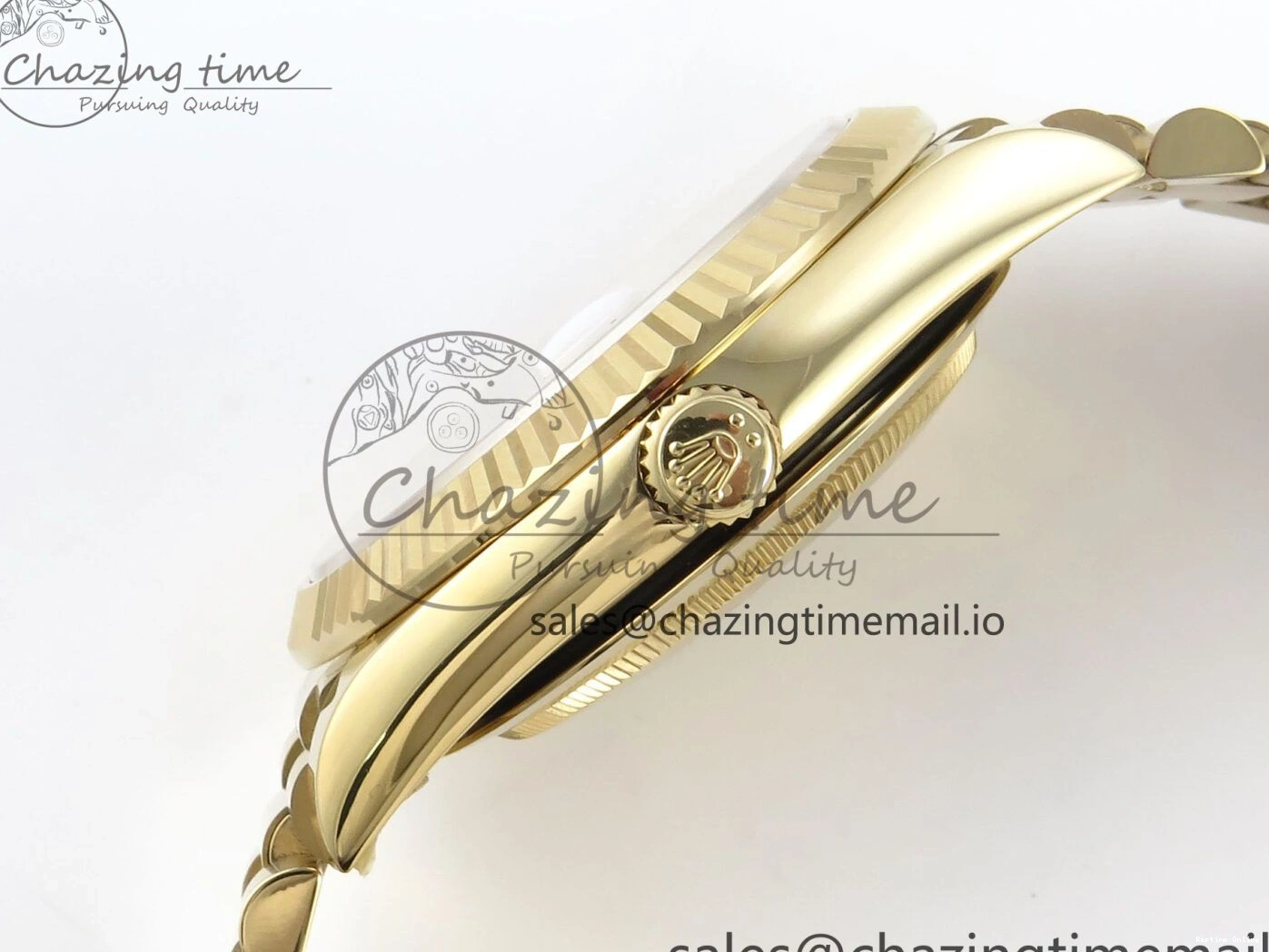 1223 WaterResistant Day Date 40 YG 228238 Noob 1:1 Best Edition White Roman Dial on President Bracelet A2836 (Gain Weight) 795